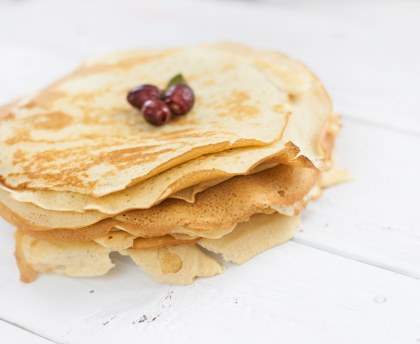 Crêpes à l'eau