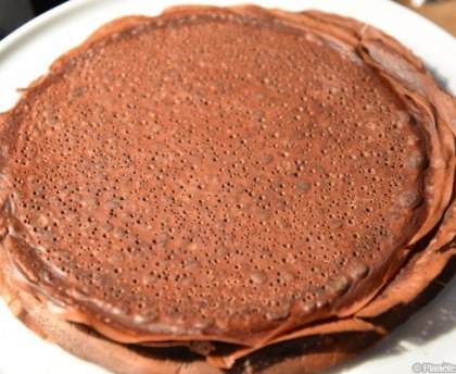 Crêpes au cacao
