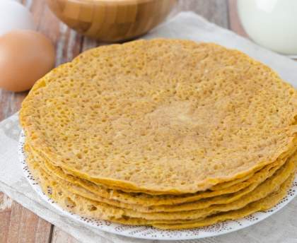 Crêpes au maïs