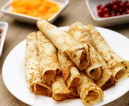 crêpes aux trois sucres