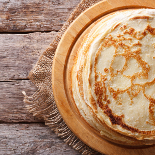 Crêpes faibles en glucide