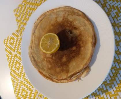 Crêpes légères au lait de soja