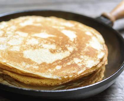 Crêpes pour polyallergiques (sans oeuf, sans lactose, sans gluten et sans arachide)