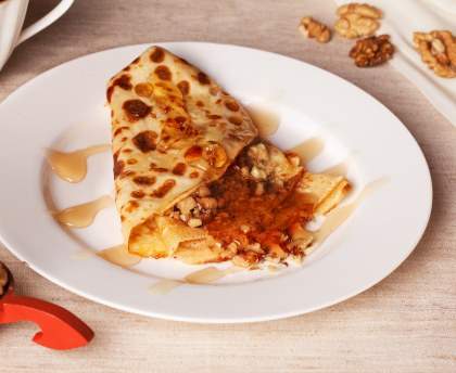 Crêpes sucrées au miel