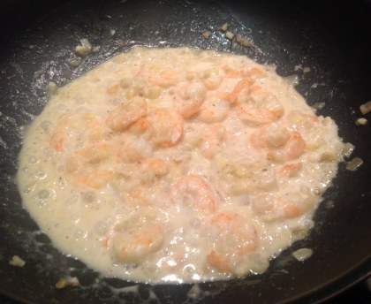 Crevettes à la banane