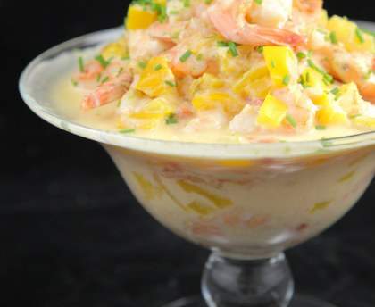 Crevettes au lait de coco