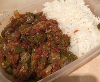 Crevettes aux gombos (Inde)