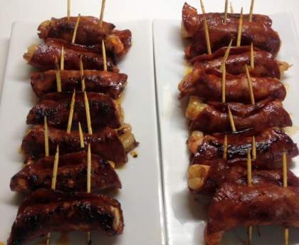 Crevettes et chorizo