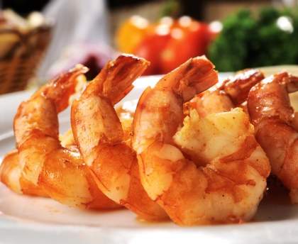 Crevettes grillées