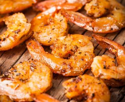 Crevettes sautées à l'ail et au citron vert