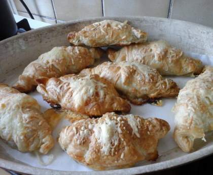 Croissants au thon et à la mozzarella