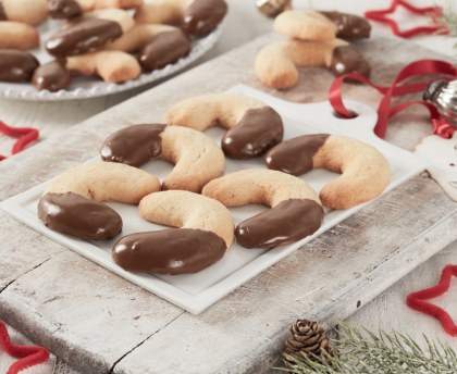 Croissants biscuités à la vanille et au Nutella®
