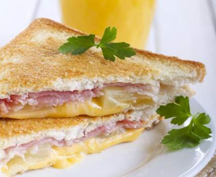 Croque monsieur Hawaiien