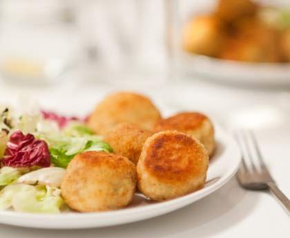 Croquettes de patates douces sucrées (wok)