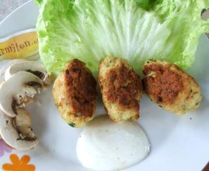 Croquettes de poulet au curry