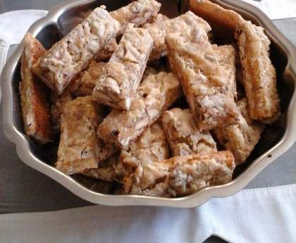 Croquettes tendres aux amandes