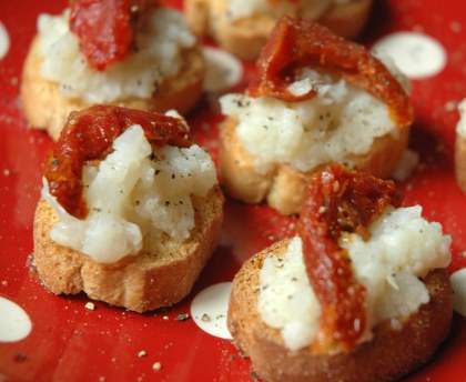 Crostini au chou fleur