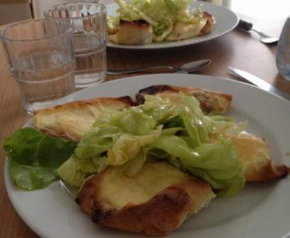 Croustillant de chèvre chaud