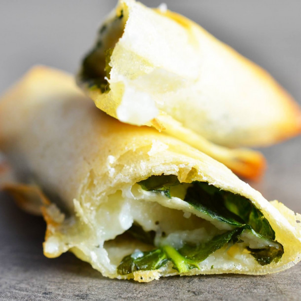 Croustillants de chèvre à la menthe