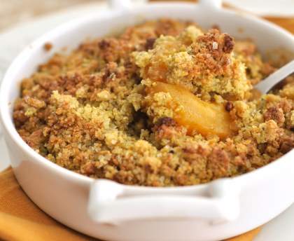 Crumble aux abricots