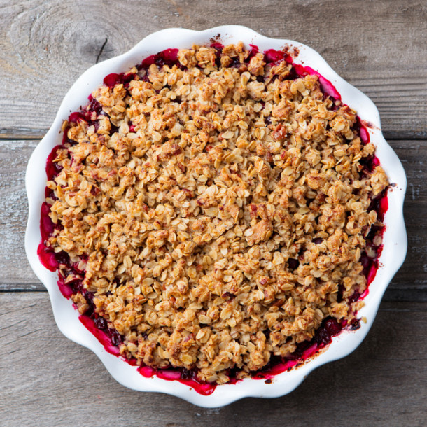 Crumble aux framboises au Thermomix