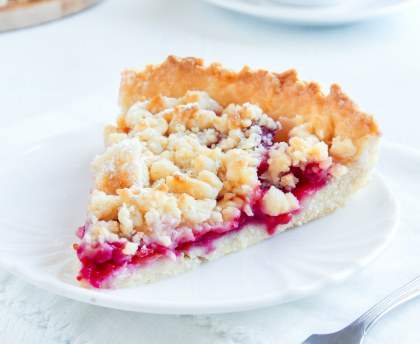 Crumble aux framboises