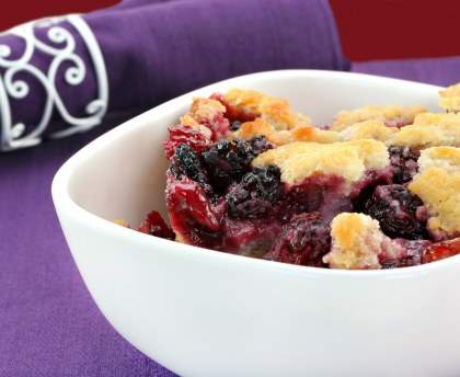 Crumble aux fruits rouges