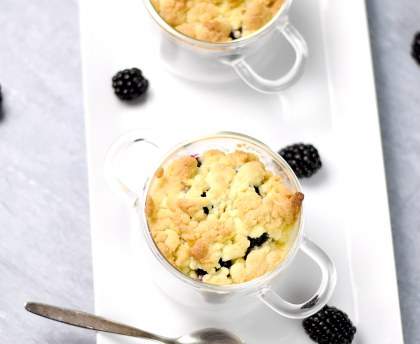 crumble aux mûres