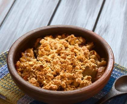 Crumble aux poireaux