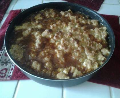 Crumble aux pommes façon Bretagne