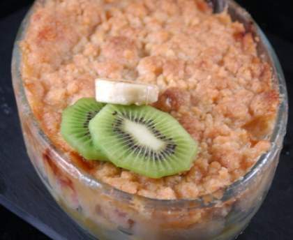 Crumble banane / kiwi