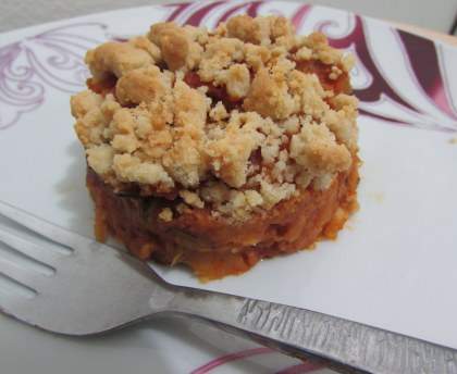 Crumble courgettes-panais