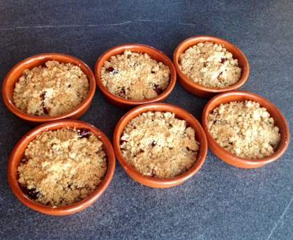Crumble du jardin d'automne