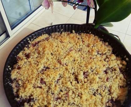 Crumble gourmand ananas & framboise