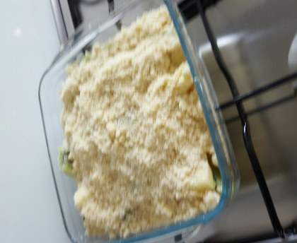 Crumble pomme banane kiwi