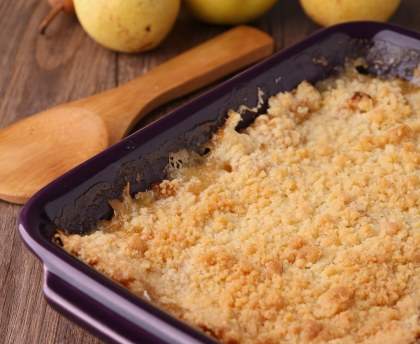 Crumble Pommes-Poires