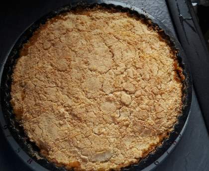 Crumble tomates bacon et chèvre