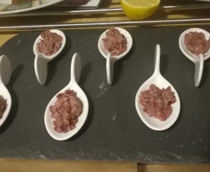 Cuillères apéro au canard
