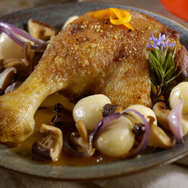 Cuisse de canard aux navets au Cookeo