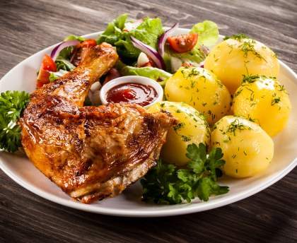 Cuisse de dinde à la dijonnaise