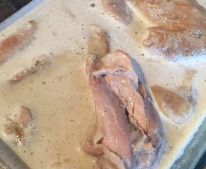 Cuisse de dinde moelleuse  au lait