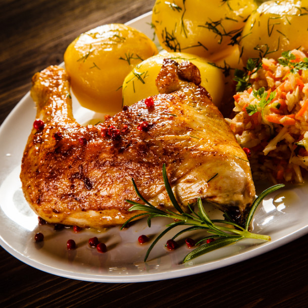 Cuisses de dinde aux pommes de terre