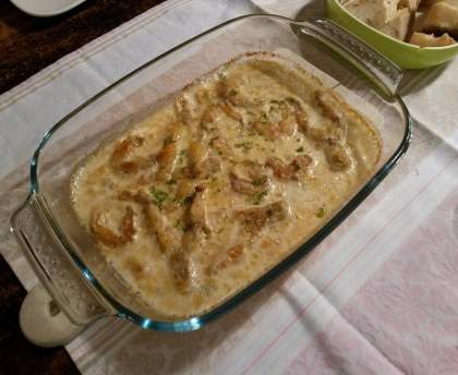 Cuisses de grenouille à la crème d'ail