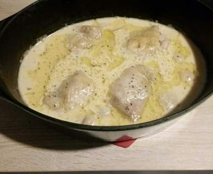 Cuisses de poulet à la bière en cocotte