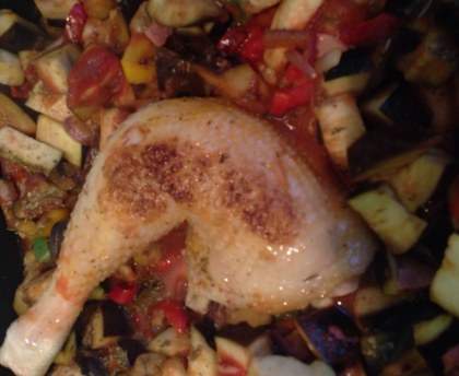 Cuisses de poulet à la provençale