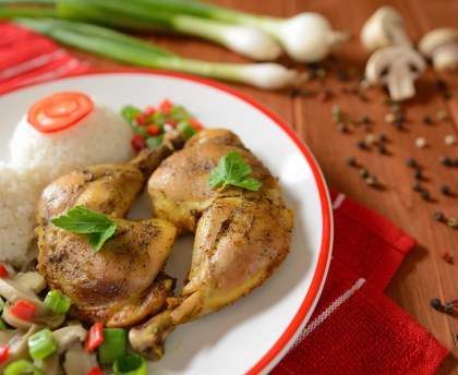 Cuisses de poulet façon grand-mère