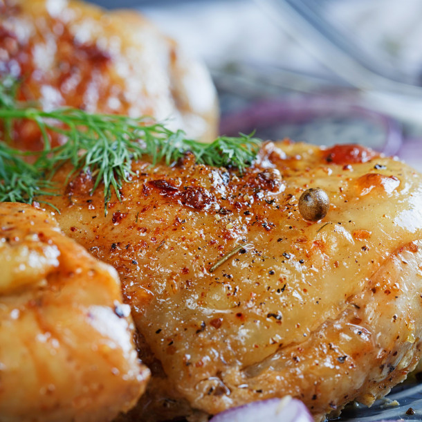 Cuisses de poulet marinés au paprika en papillotes
