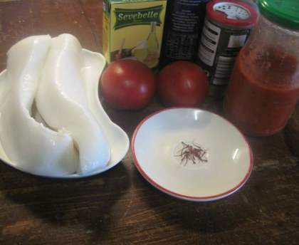 Cuisson de l'encornet