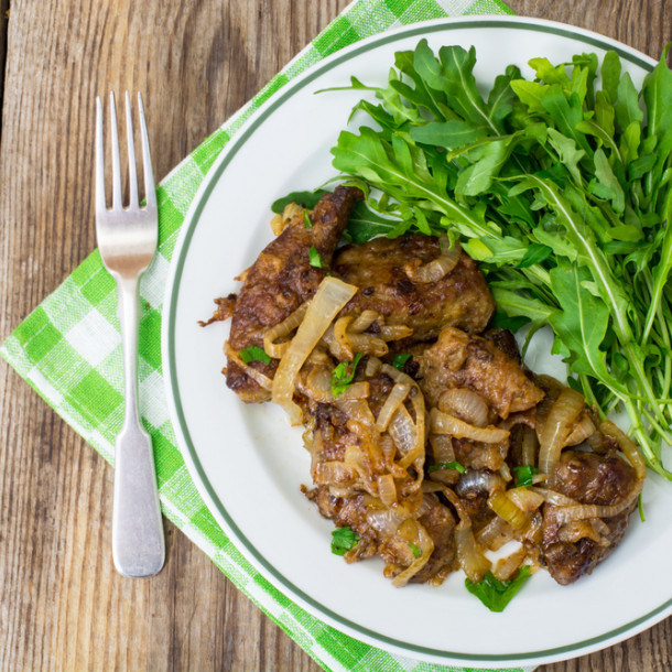 Cul de veau au vin blanc et aux morilles