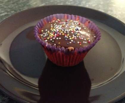 Cupcakes à la noisette fourrés au Nutella